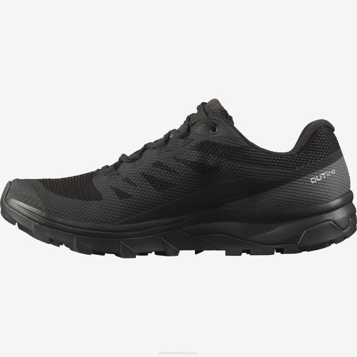 T8842250 Salomon fekete-fantom-mágnes férfi túracipő körvonala gore-tex fekete-fantom-mágnes