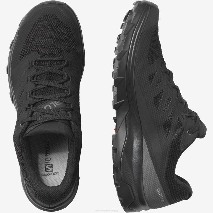 T8842250 Salomon fekete-fantom-mágnes férfi túracipő körvonala gore-tex fekete-fantom-mágnes