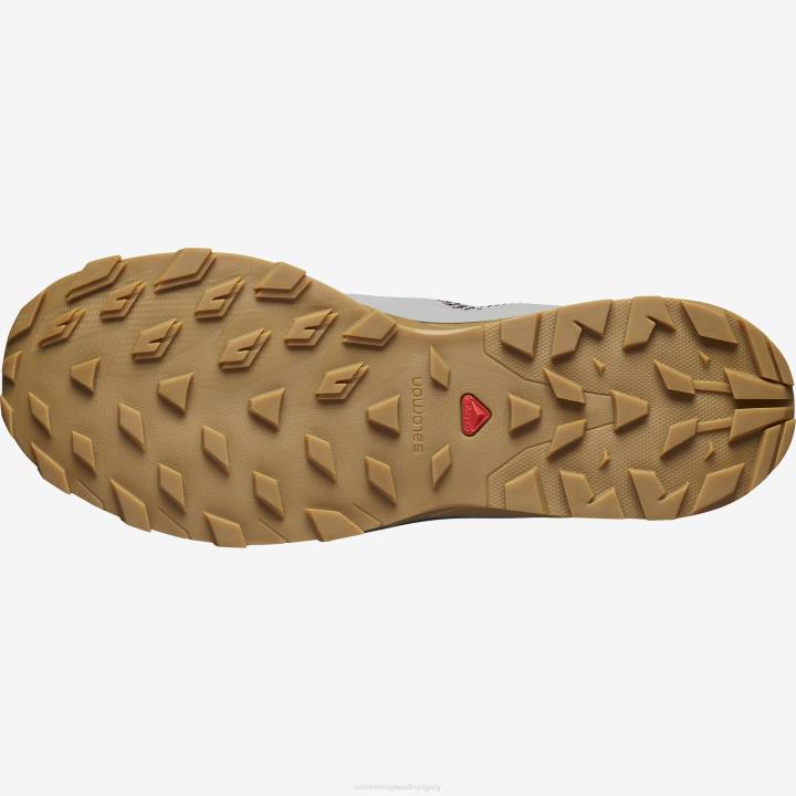 T8842251 Salomon fagyszürkére-feketére égetett tégla férfi túracipő körvonala gore-tex frost szürke-feketére égetett tégla