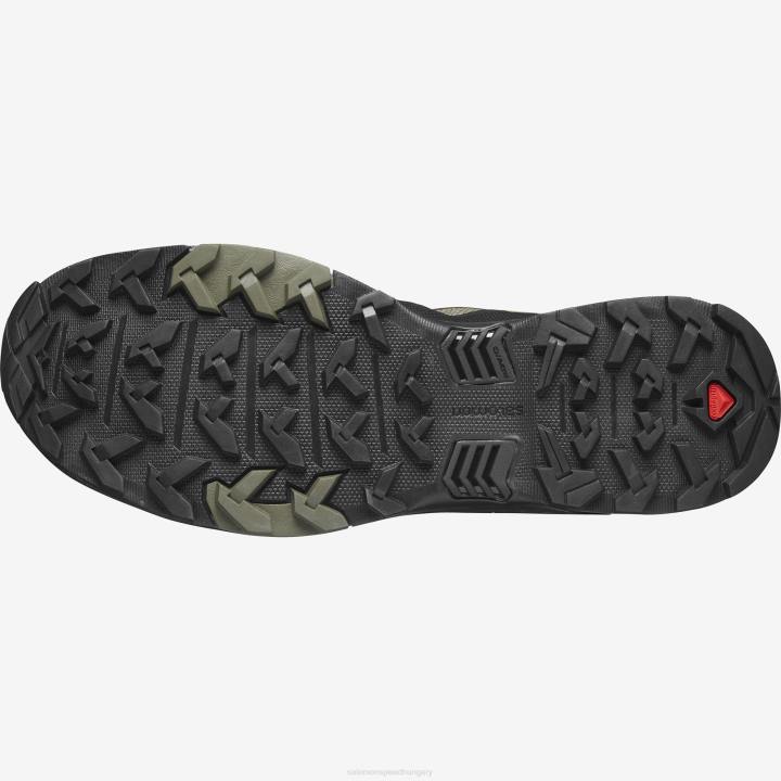 T8842263 Salomon zöld-fekete-olíva éjszaka férfi túracipő x ultra 4 széles gore-tex zöld-fekete-olíva éjszaka