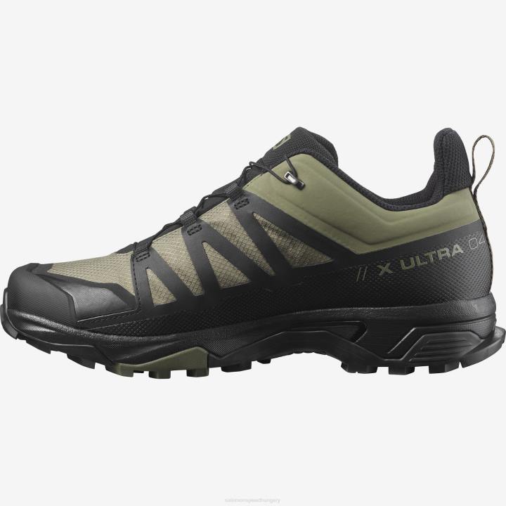 T8842263 Salomon zöld-fekete-olíva éjszaka férfi túracipő x ultra 4 széles gore-tex zöld-fekete-olíva éjszaka