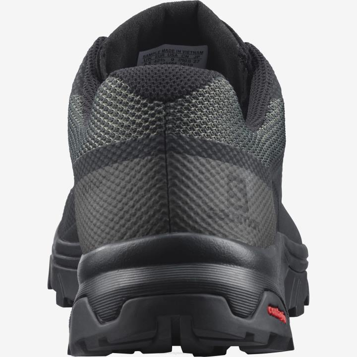 T8842290 Salomon fekete-fantom-mágnes férfi túracipő körvonala széles gore-tex fekete-fantom-mágnes