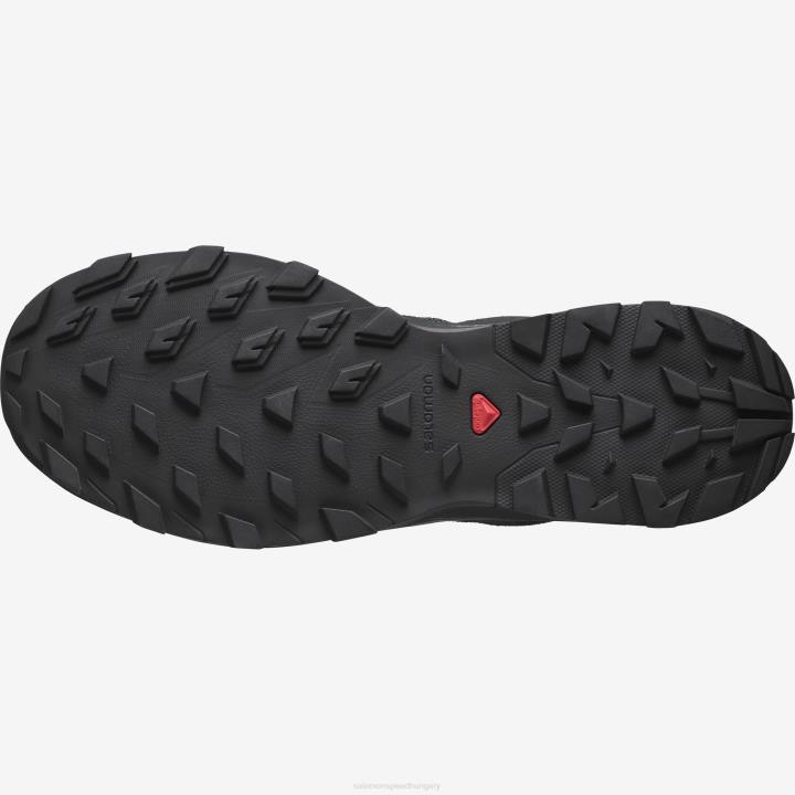 T8842290 Salomon fekete-fantom-mágnes férfi túracipő körvonala széles gore-tex fekete-fantom-mágnes