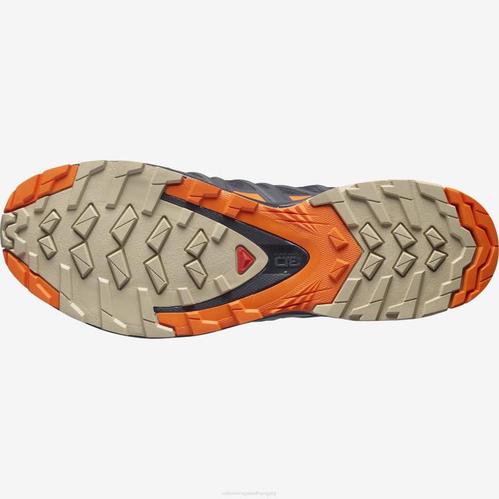 T8842825 Salomon éjszakai égbolt/vörös narancs/szafari xa pro 3d v8 gore-tex cipő férfi éjszakai égbolt vörös narancssárga szafari