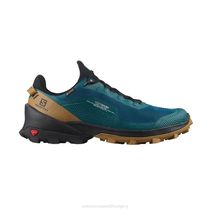 T8843049 Salomon legionblu-fekete-kömény cross over gore-tex túracipő legionblu-black-cumin