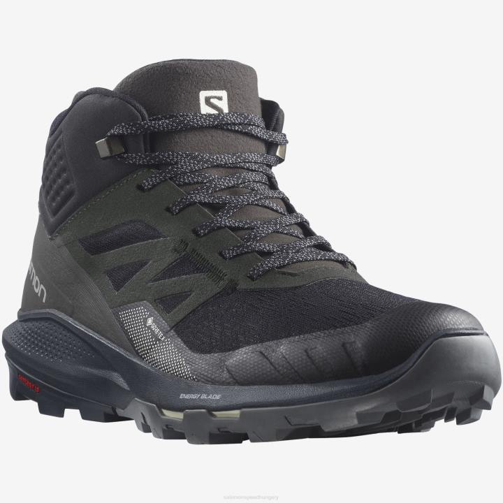 T884414 Salomon fekete/ébenfa/vanília jég outpulse mid gtx férfi fekete