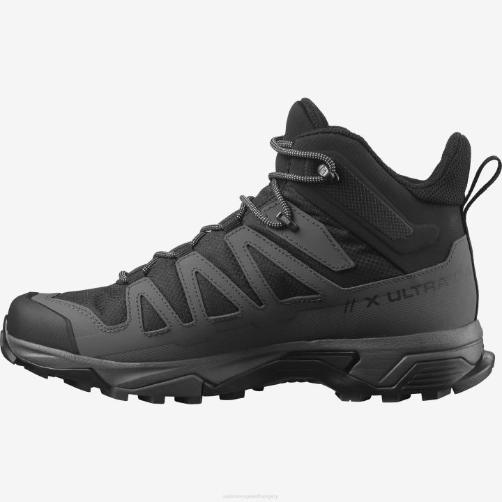 T884417 Salomon fekete/mágnes/gyöngykék x ultra 4 közép széles gtx férfi fekete