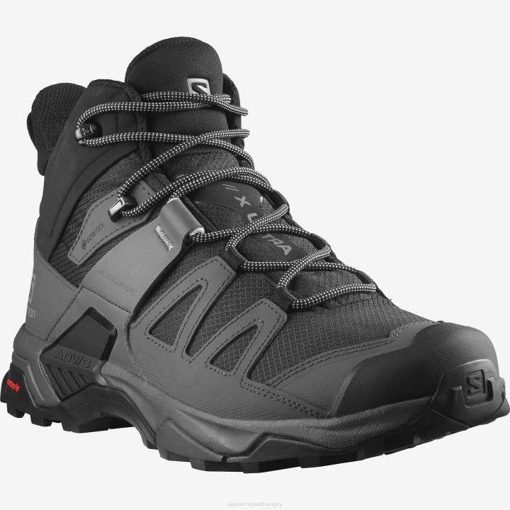 T884417 Salomon fekete/mágnes/gyöngykék x ultra 4 közép széles gtx férfi fekete