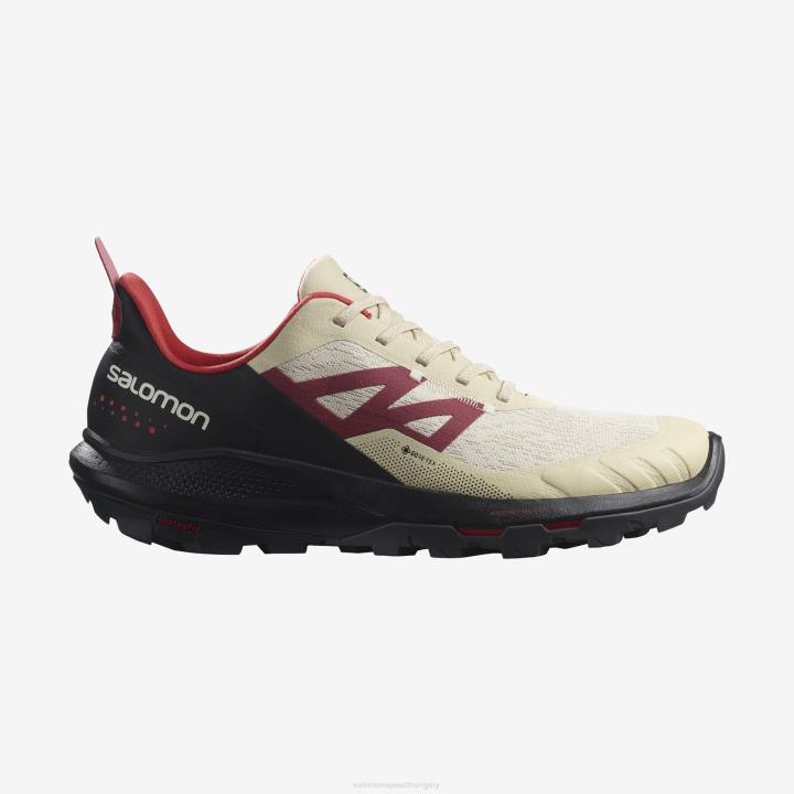 T884429 Salomon fehérített homok/fekete/mákvörös outpulse gtx férfi fehérített homok