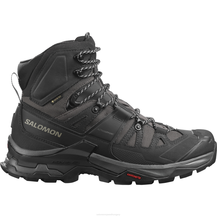 T884632 Salomon mágnes-fekete-kőbánya férfi túrabakancs quest 4 gore-tex magnet-black-quarry