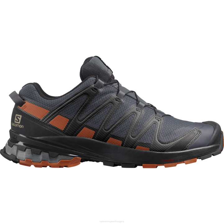 T884658 Salomon ébenfa-karamell kávézó-fekete férfi trail futócipő xa pro 3d v8 gore-tex ébenfa-fekete