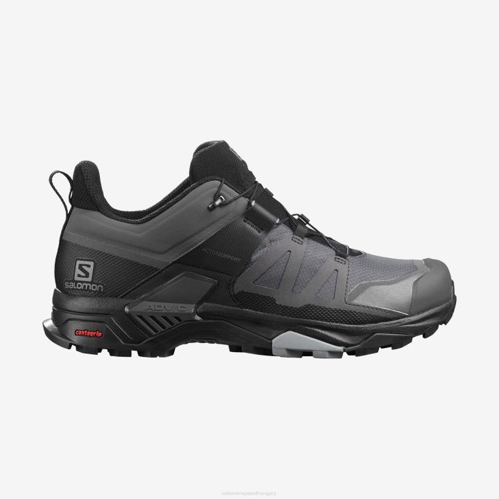 T884662 Salomon mágnes-fekete-emlékmű férfi túracipő x ultra 4 gore-tex mágnes-fekete-emlékmű