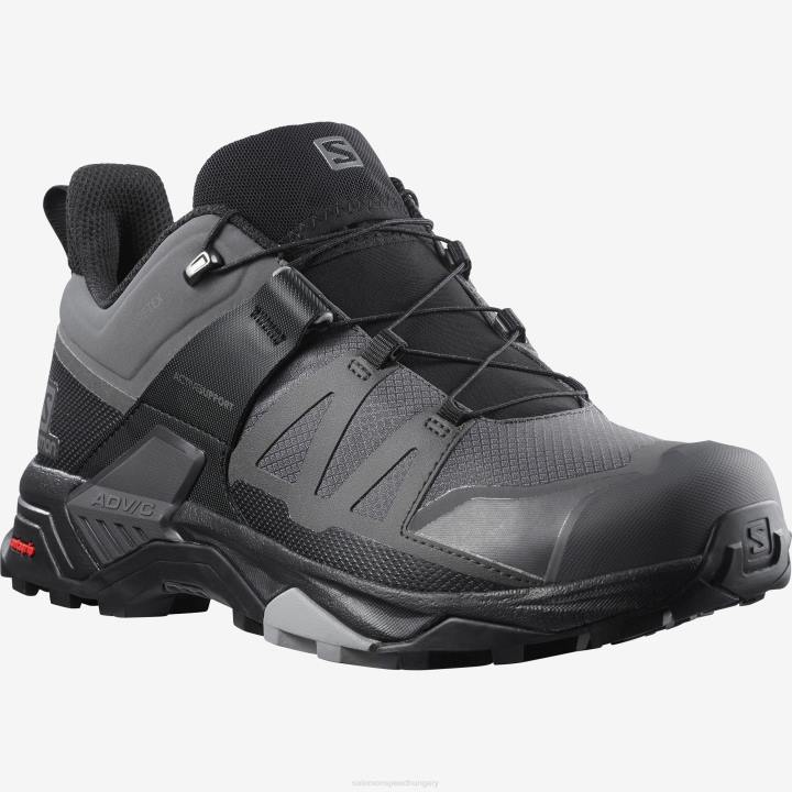 T884662 Salomon mágnes-fekete-emlékmű férfi túracipő x ultra 4 gore-tex mágnes-fekete-emlékmű