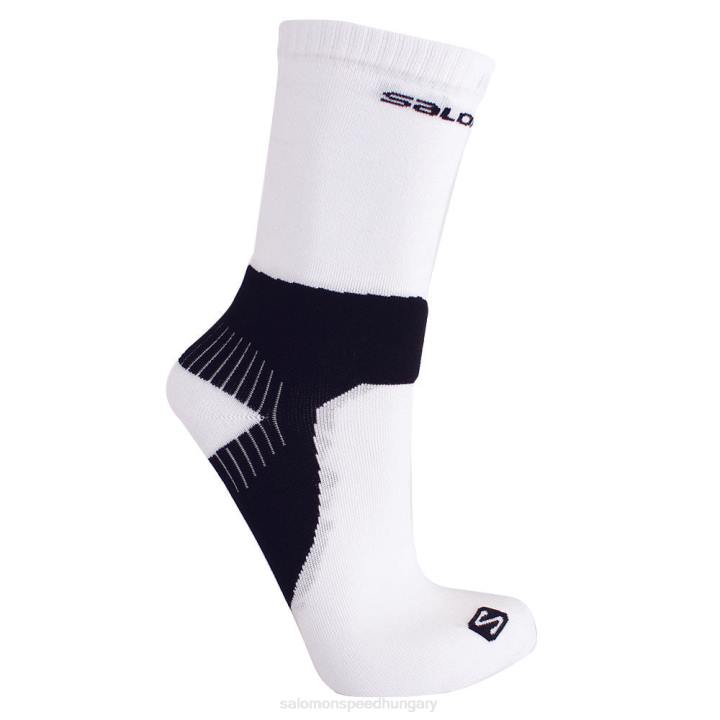 T8843324 Salomon fehér fekete quest zokni m fehér-fekete