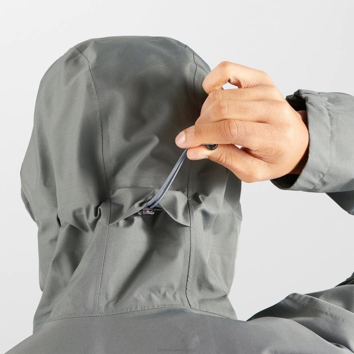 T8842844 Salomon sedona zsálya outline gore-tex 2,5 literes kabát férfi sedona sage