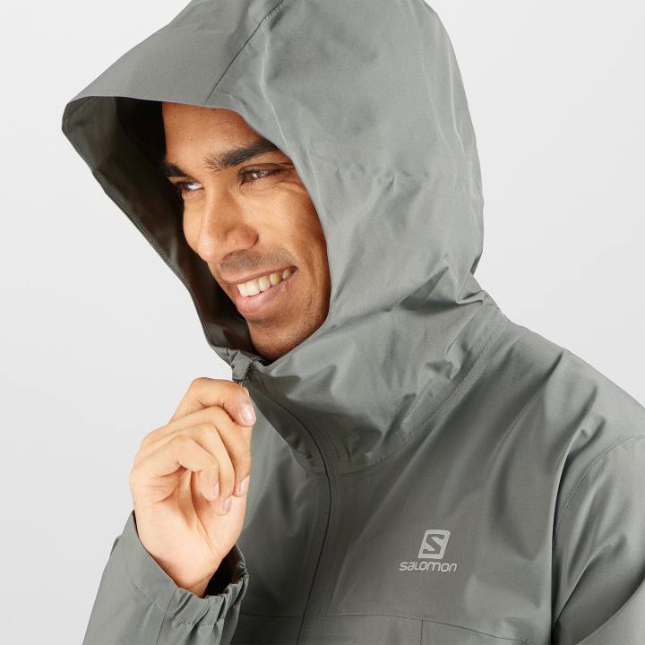 T8842844 Salomon sedona zsálya outline gore-tex 2,5 literes kabát férfi sedona sage