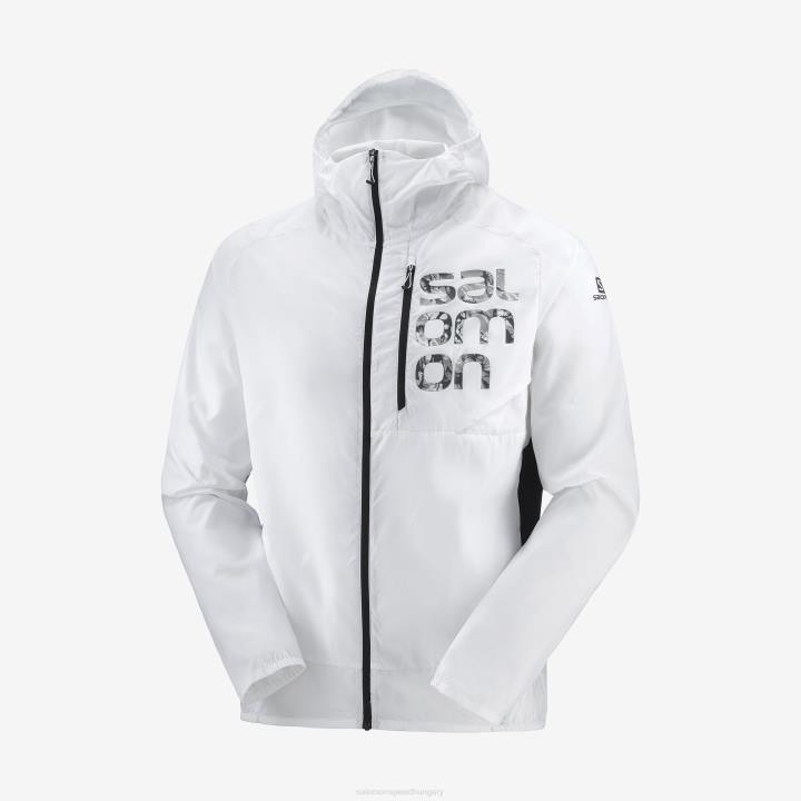 T8842860 Salomon fehér fekete bonatti cross fz kapucnis kapucnis férfi fehér fekete