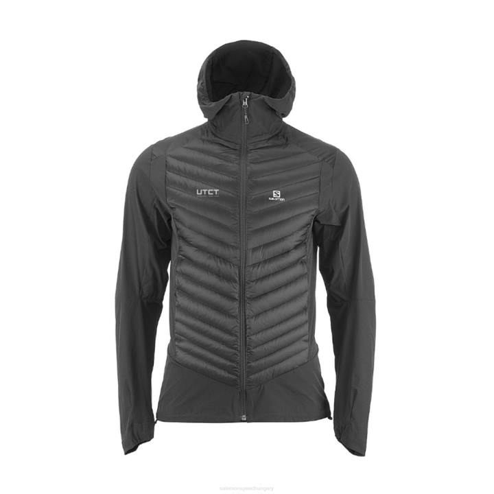 T8843122 Salomon fekete utct haloes down hibrid kapucnis midlayer m fekete