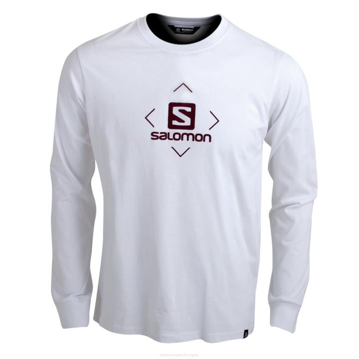 T8843152 Salomon fekete/birtok kék/fehér dobozos ls tee m fekete/birtok kék/fehér