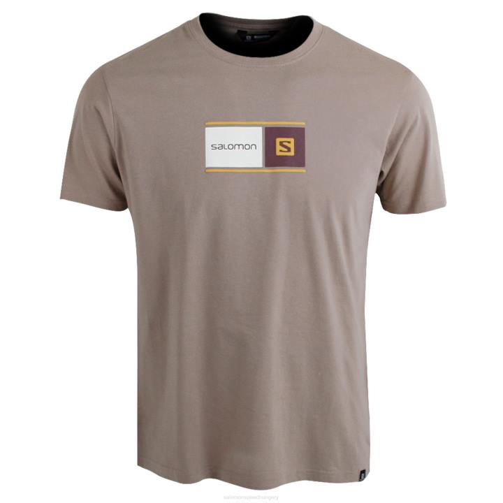 T8843194 Salomon szüreti khaki Shikara ss tee m vintage khaki