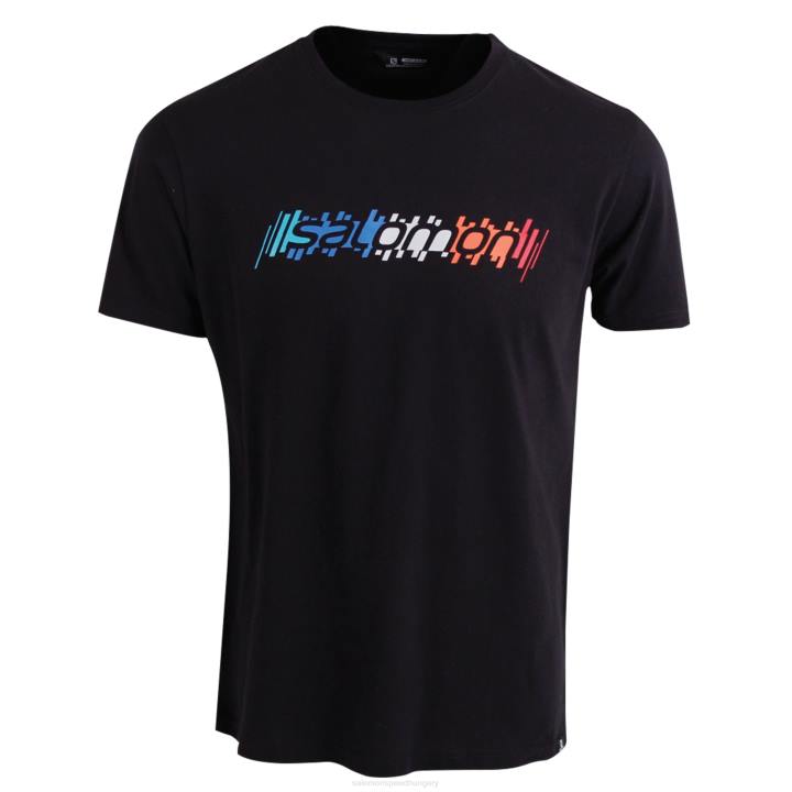 T8843201 Salomon fehér fekete ararat ss tee m fehér/fekete