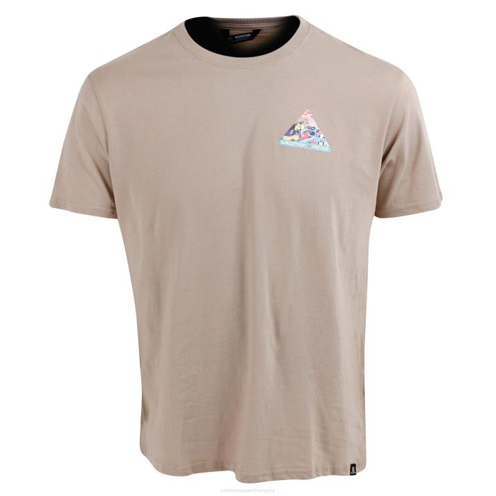 T8843219 Salomon zöld oromzat/balzsamzöld/barnabarna/macskakő hike club ss tee m green gles/balsam green