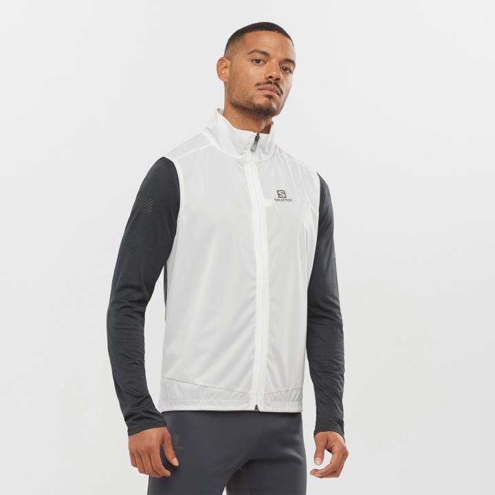T884895 Salomon fehér férfi shell kabát bonatti aero hibrid fehér