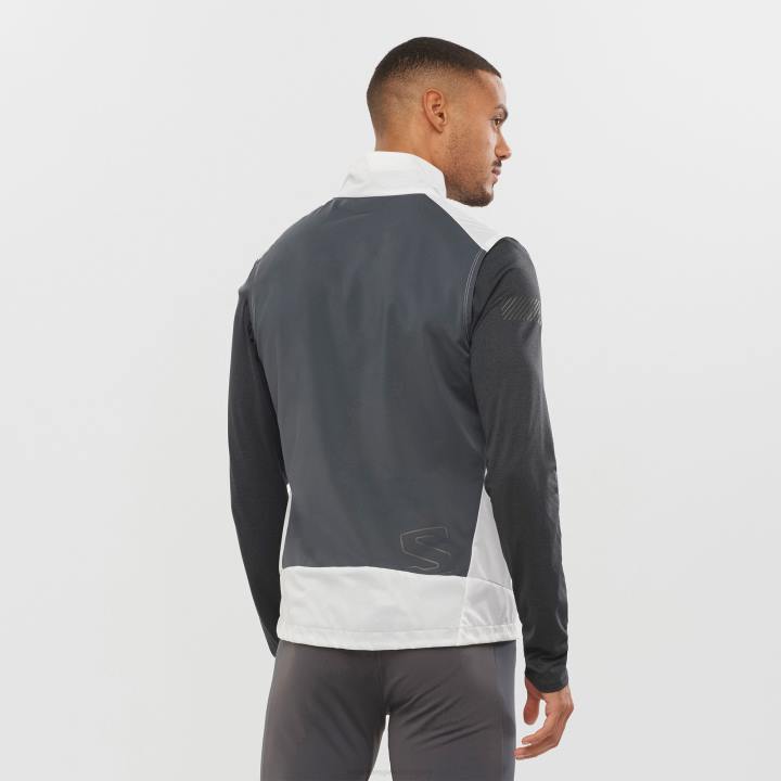 T884895 Salomon fehér férfi shell kabát bonatti aero hibrid fehér