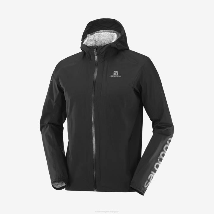 T884904 Salomon fekete-nocturne férfi shell kabát bonatti 2,5l fekete-nocturne