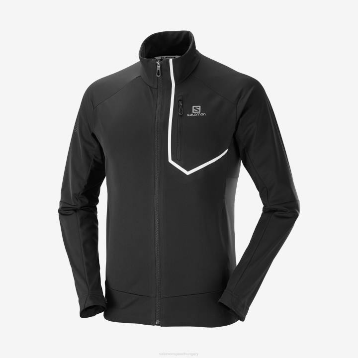 T884924 Salomon fekete férfi shell kabát gore-tex infinium windstopper profi fekete