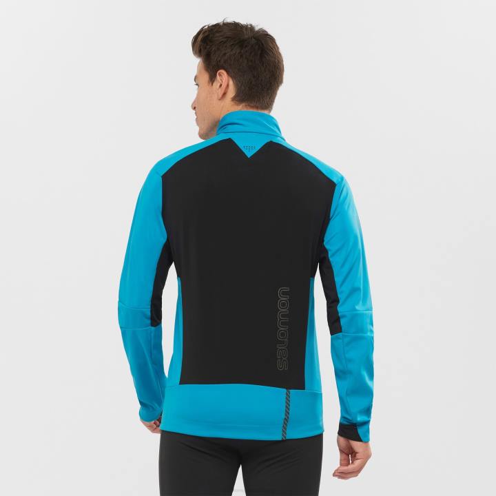 T884925 Salomon korallzátony férfi shell kabát gore-tex infinium windstopper pro korallzátony