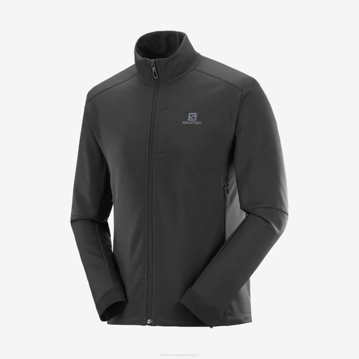 T884927 Salomon fekete férfi shell kabát agilis softshell fekete
