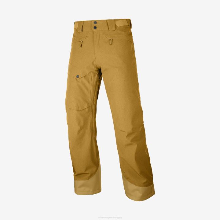 T8841024 Salomon bronz barna-kömény-hanga férfi nadrág nyomvonal nélküli bronz barna-kömény-hanga