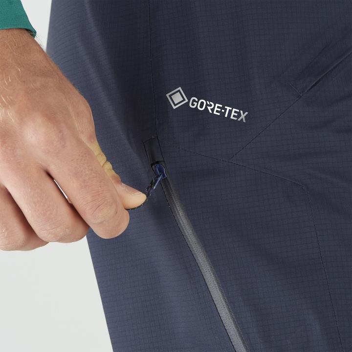 T8841029 Salomon éjszakai égbolt férfi nadrág outpeak gore-tex 3l éjszakai égbolt