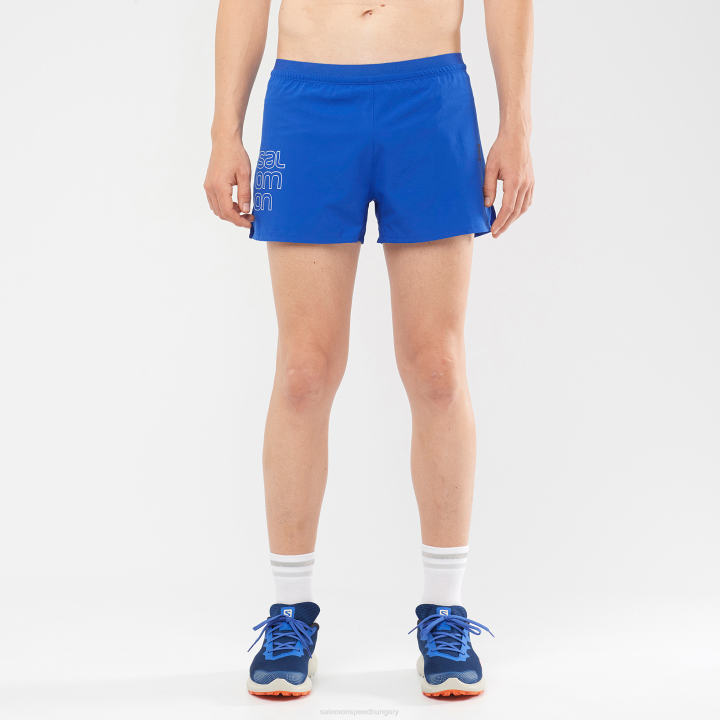 T8841011 Salomon tengeri kék férfi rövidnadrág, cross 3'' tengeri kék