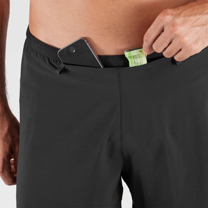 T8842892 Salomon fekete sense 5'' rövid férfi fekete