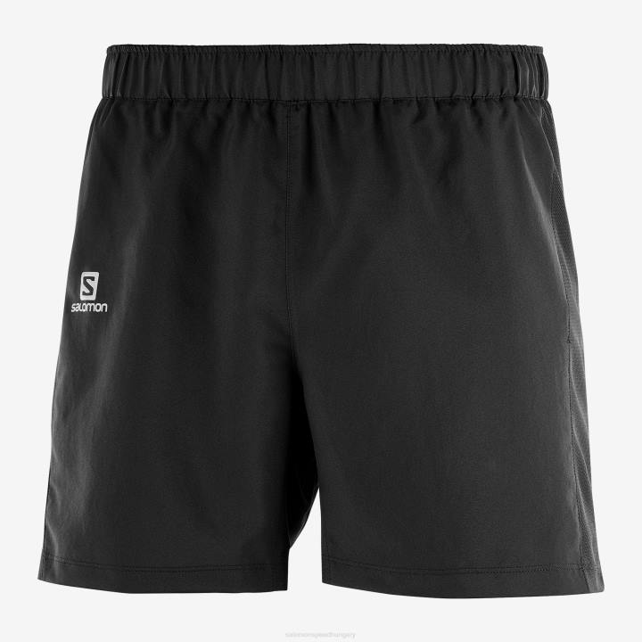 T8842908 Salomon fekete agilis 5"-es futórövid férfi fekete