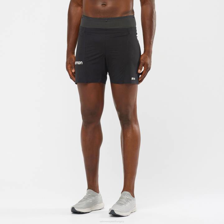 T884462 Salomon fekete s/lab sense short 6'' férfi fekete