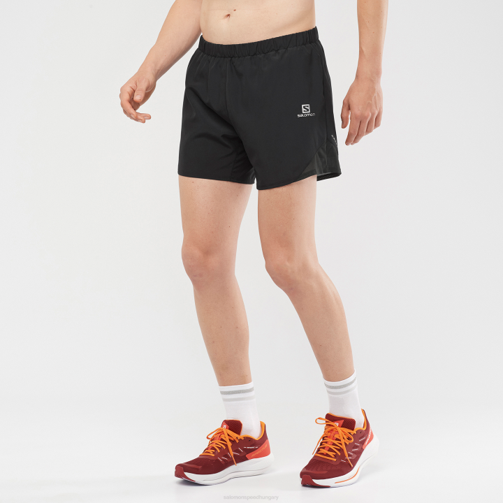 T884997 Salomon fekete férfi rövidnadrág cross rebel 5'' fekete