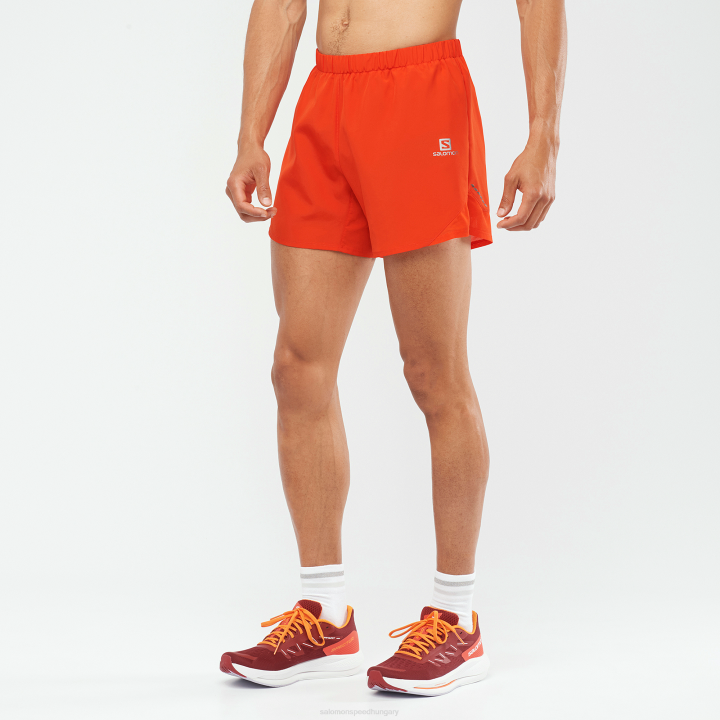 T884998 Salomon tűzpiros férfi rövidnadrág cross rebel 5'' tűzpiros