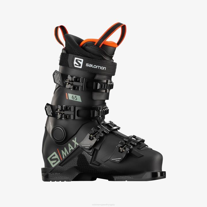 T884498 Salomon fekete piros s/max 65 sícipő junior fekete