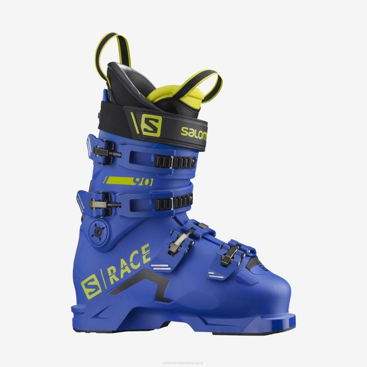 T884499 Salomon fajkék/savzöld s/race 90 nc verseny sícipő junior verseny kék