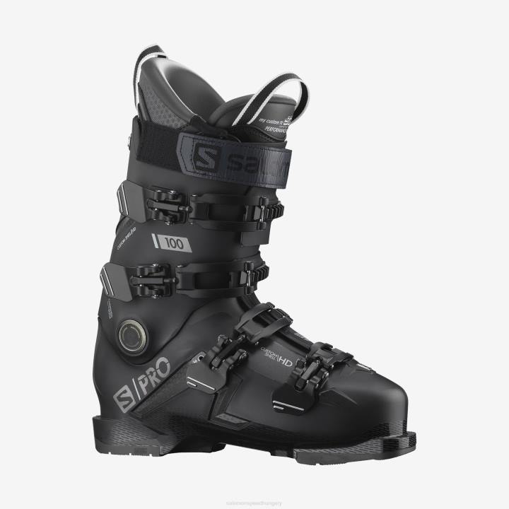 T884505 Salomon fekete/belluga/sötét ezüst metál05 s/pro 100 gw sícipő férfi fekete