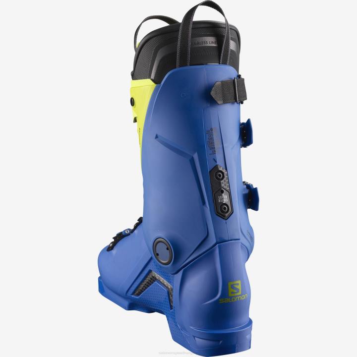 T8841173 Salomon faj kék-savzöld férfi on-piste csizma s/max 130 carbon verseny kék-sav zöld