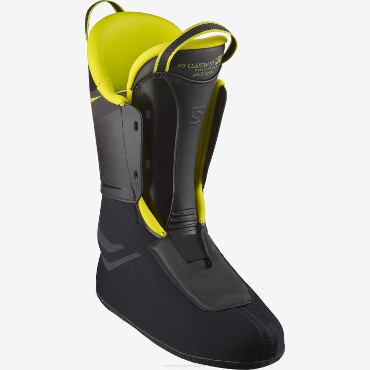 T8841176 Salomon éjszakai égbolt-sav zöld-fekete férfi on-piste csizma s/pro hv 130 éjszaka ég-sav zöld-fekete
