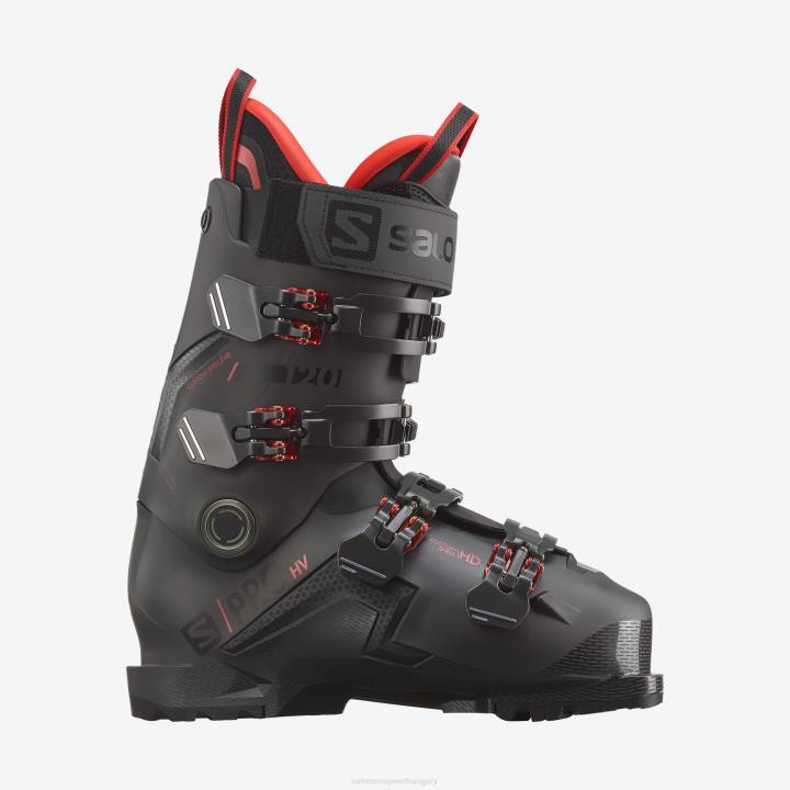 T8841179 Salomon beluga metál-vörös metál férfi on-piste csizma s/pro hv 120 beluga metál-piros metál