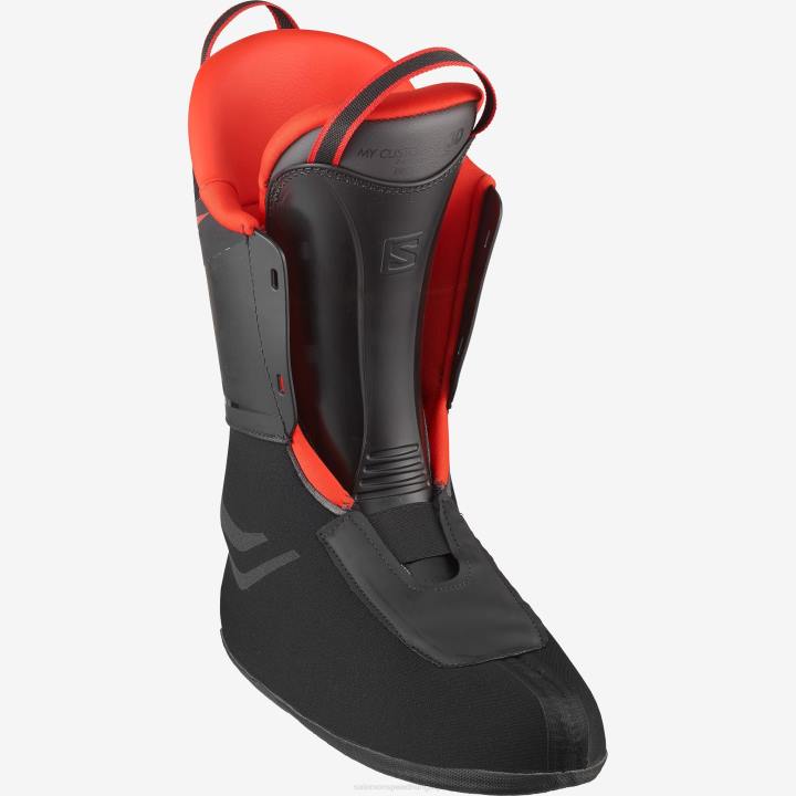 T8841179 Salomon beluga metál-vörös metál férfi on-piste csizma s/pro hv 120 beluga metál-piros metál
