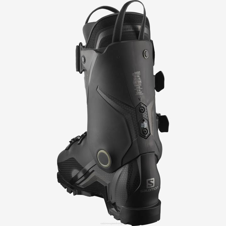 T8841180 Salomon fekete-vörös-belluga férfi on-piste csizma s/pro hv 120 fekete-piros-belluga