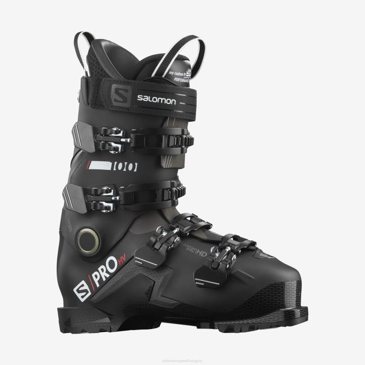 T8841182 Salomon fekete-belluga-piros férfi on-piste csizma s/pro hv 100 fekete-belluga-piros