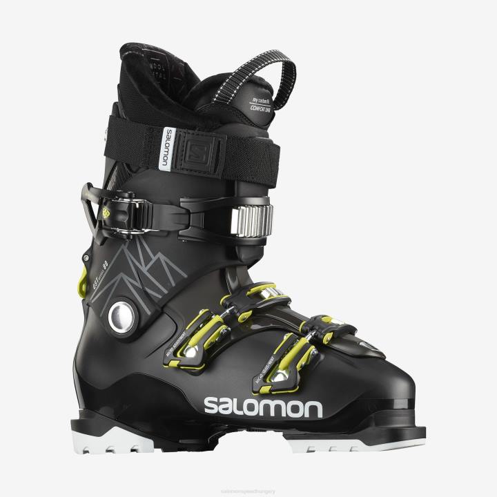 T8841186 Salomon fekete-beluga-savzöld férfi all-mountain csizma qst access 80 fekete-beluga-savzöld